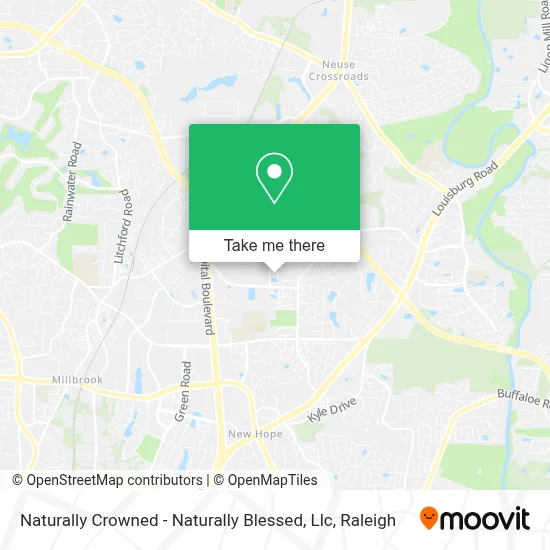 Naturally Crowned - Naturally Blessed, Llc map