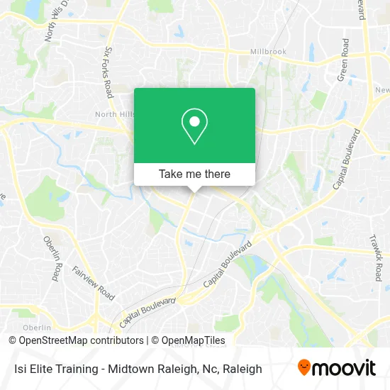 Isi Elite Training - Midtown Raleigh, Nc map