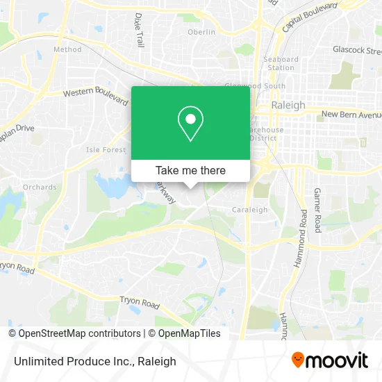 Unlimited Produce Inc. map