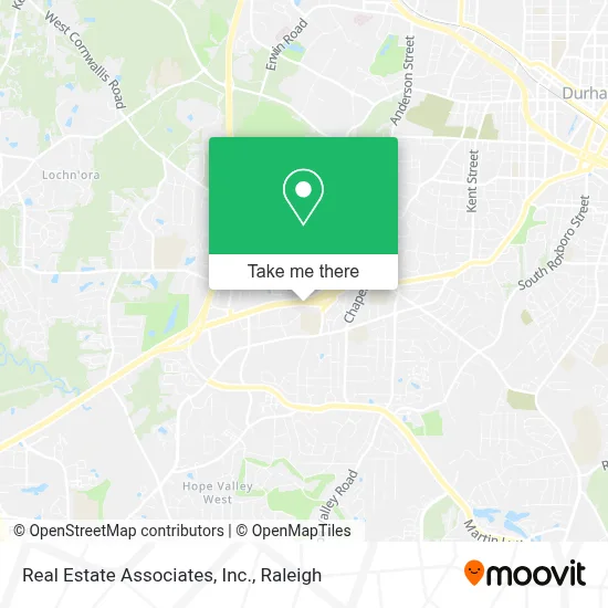 Real Estate Associates, Inc. map