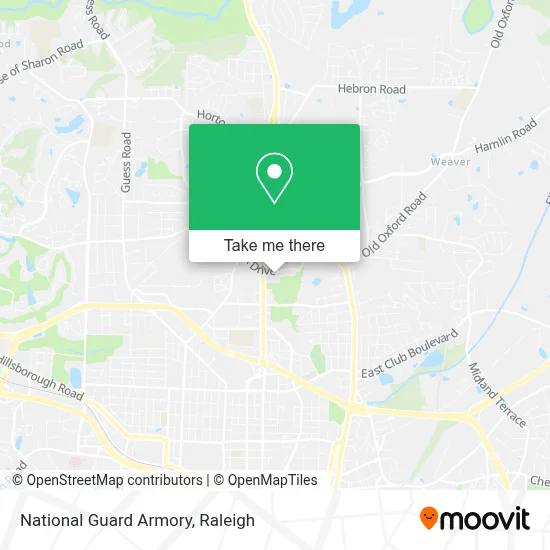 National Guard Armory map