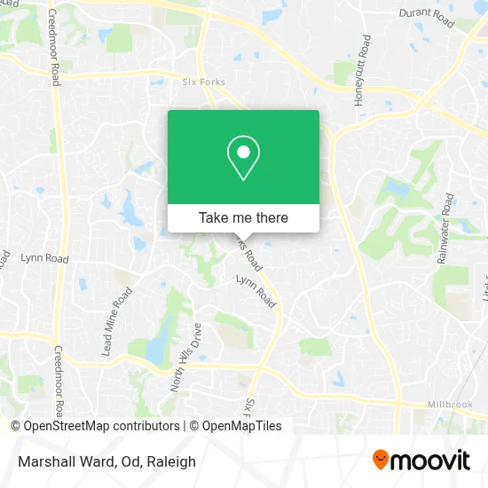 Marshall Ward, Od map