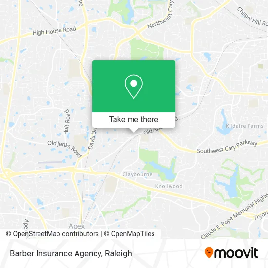 Barber Insurance Agency map