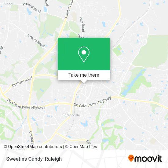 Sweeties Candy map