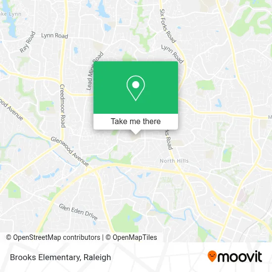 Brooks Elementary map