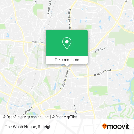 The Wash House map