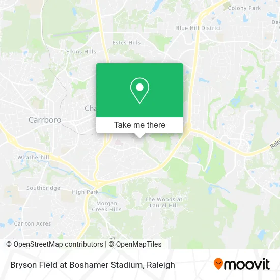 Bryson Field at Boshamer Stadium map