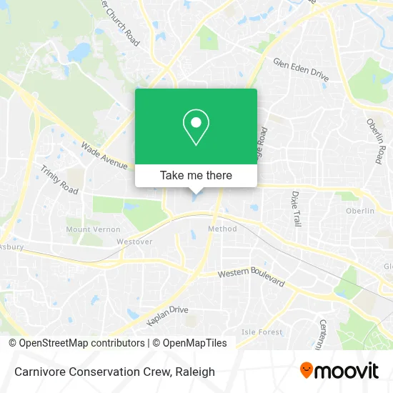 Carnivore Conservation Crew map