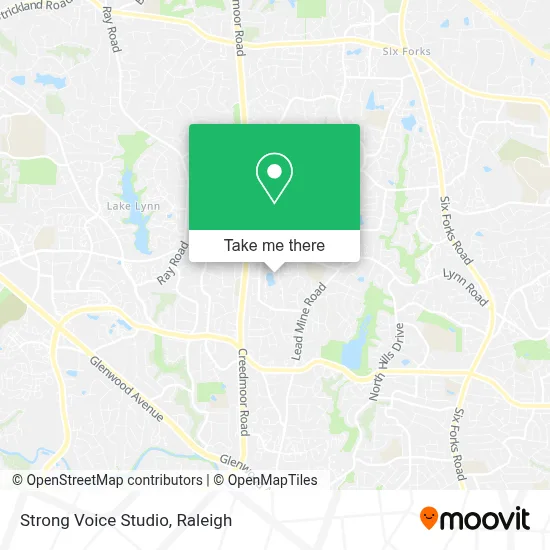 Strong Voice Studio map