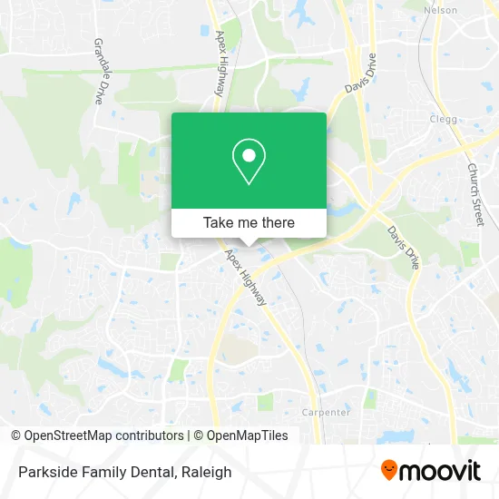 Parkside Family Dental map