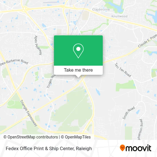 Fedex Office Print & Ship Center map