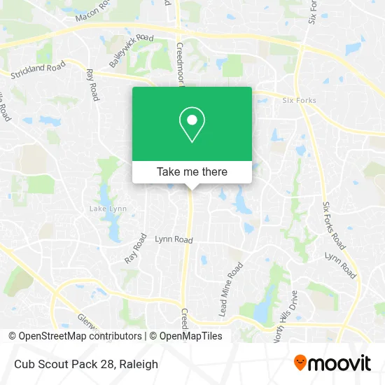 Cub Scout Pack 28 map