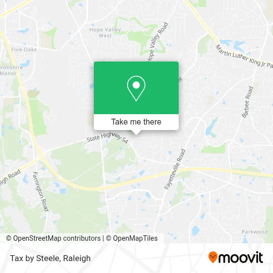 Tax by Steele map
