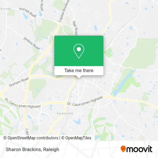 Sharon Brackins map