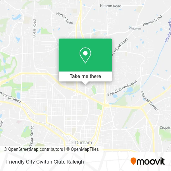 Friendly City Civitan Club map