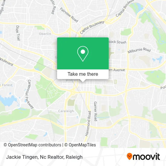 Jackie Tingen, Nc Realtor map