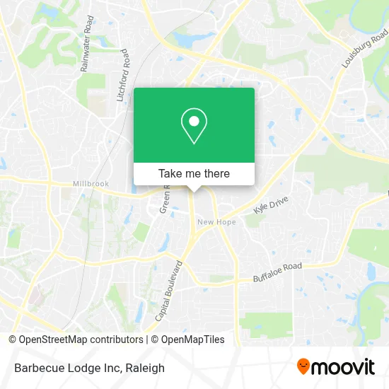 Barbecue Lodge Inc map