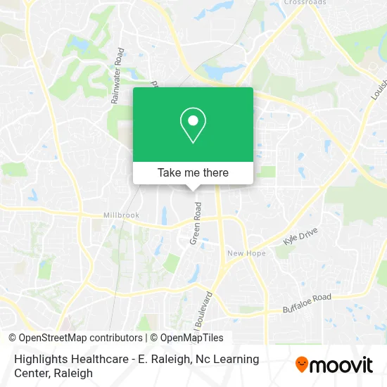 Highlights Healthcare - E. Raleigh, Nc Learning Center map