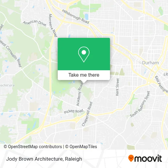 Jody Brown Architecture map