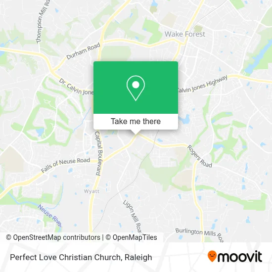 Perfect Love Christian Church map