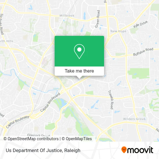Us Department Of Justice map