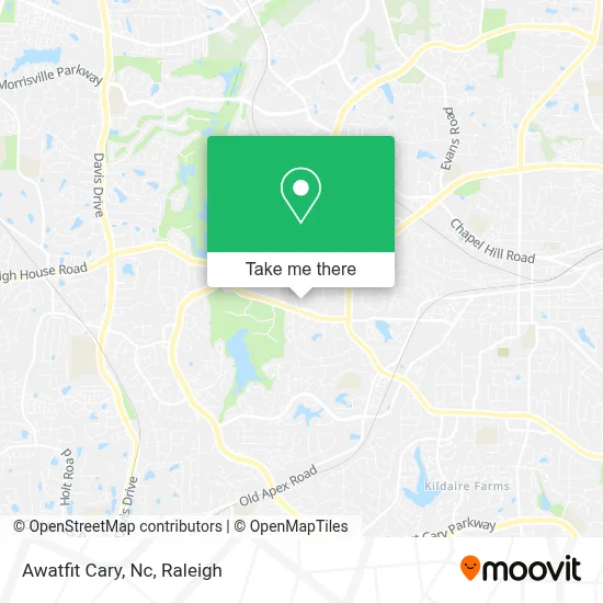 Awatfit Cary, Nc map