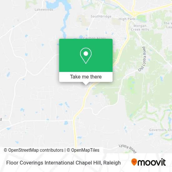 Floor Coverings International Chapel Hill map