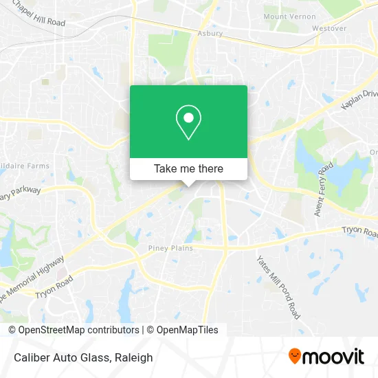 Caliber Auto Glass map