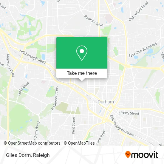 Giles Dorm map