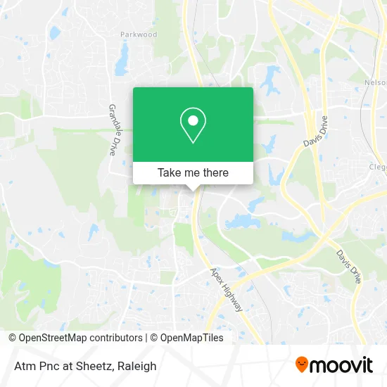 Atm Pnc at Sheetz map