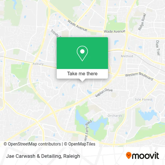 Jae Carwash & Detailing map