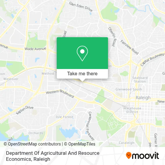 Department Of Agricultural And Resource Economics map