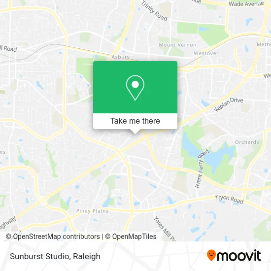 Sunburst Studio map