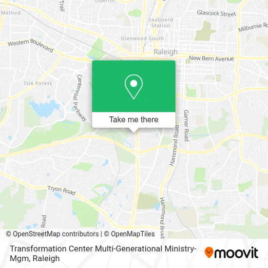 Transformation Center Multi-Generational Ministry-Mgm map