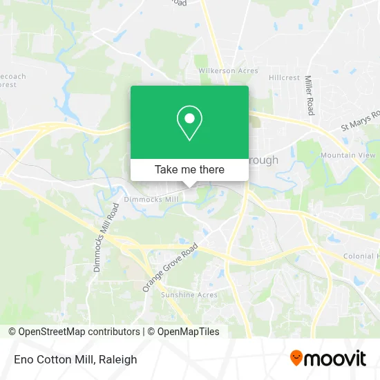 Eno Cotton Mill map