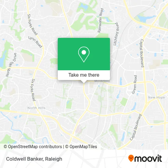 Coldwell Banker map