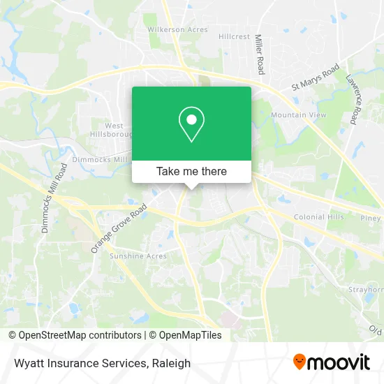 Wyatt Insurance Services map