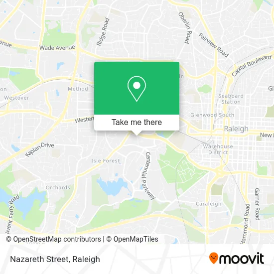 Nazareth Street map