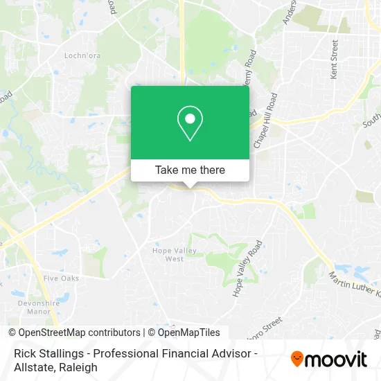Rick Stallings - Professional Financial Advisor - Allstate map