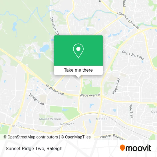 Sunset Ridge Two map
