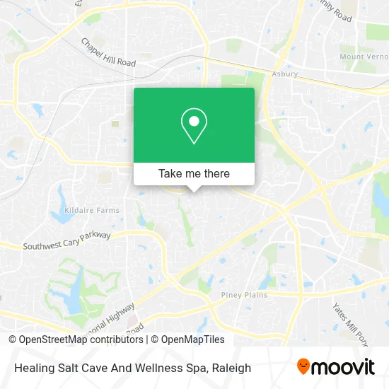 Healing Salt Cave And Wellness Spa map