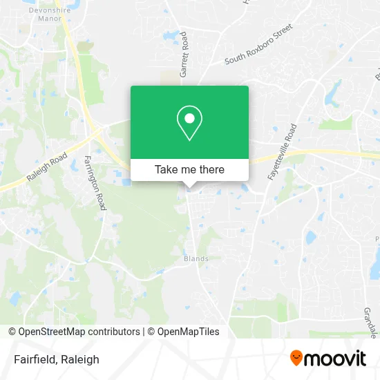 Fairfield map