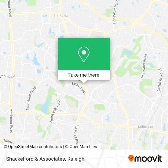 Shackelford & Associates map