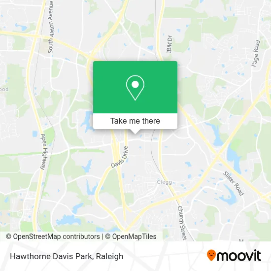 Hawthorne Davis Park map