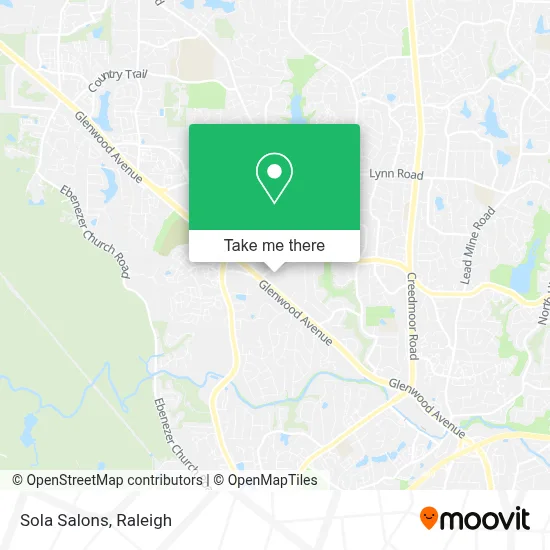 Sola Salons map