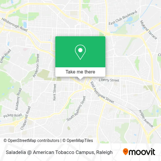 Saladelia @ American Tobacco Campus map