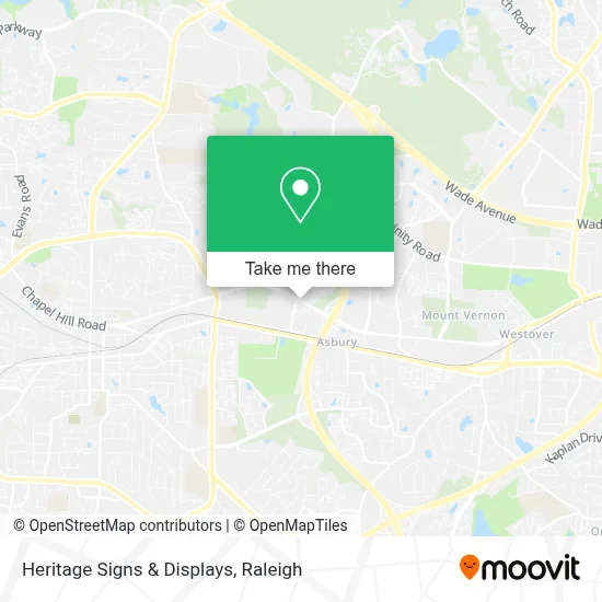Heritage Signs & Displays map