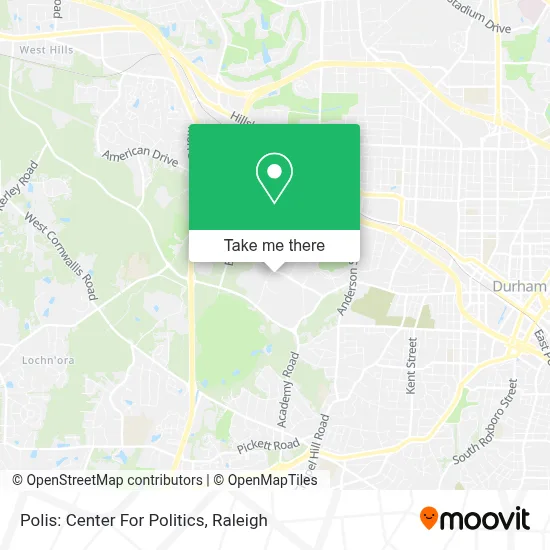 Polis: Center For Politics map
