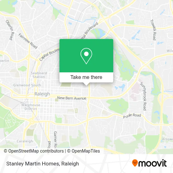 Stanley Martin Homes map
