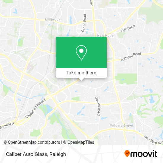 Caliber Auto Glass map
